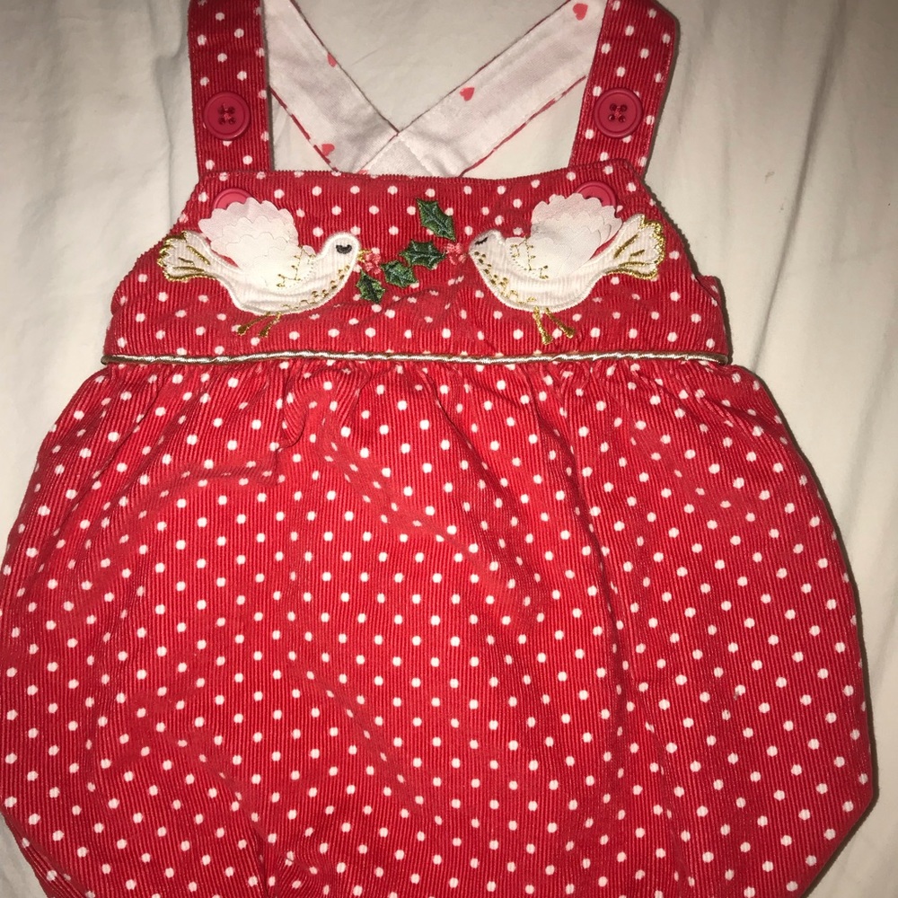Baby Boden Christmas Romper